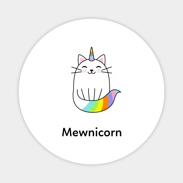 Mewnicorn Magnet by CatMonkStudios